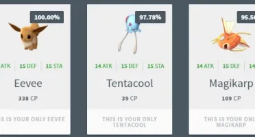 Conta level 24 - Eevee IV 100%