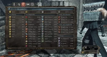 Dark Souls 2 Lvl Máximo com quase todos os itens do game