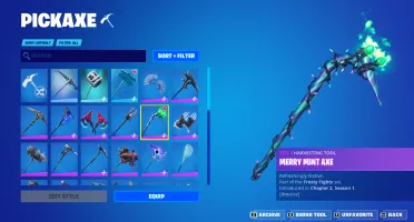 Conta rara de fortnite com picareta Minty