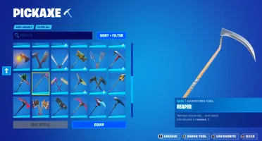 Conta rara de fortnite com picareta Minty