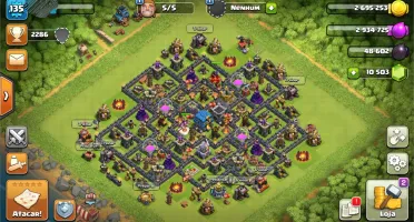 Clash of Clans CV 12 Barato 10kk + de gemas