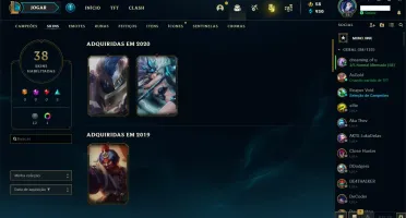conta plat 4 quase todos os champs