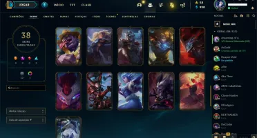 conta plat 4 quase todos os champs