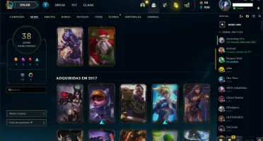 conta plat 4 quase todos os champs