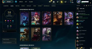 conta plat 4 quase todos os champs