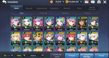 Conta Grand Chase Mobile Inicial