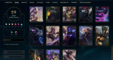 Esmeralda 1 com 90 Champs e 29 Skins ( ADC / MID )