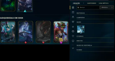 Conta Ferro/ Lvl 32/ 6 Skins / 27 Champions