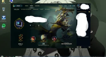 CONTA LEAGUE OF LEGENDS UNRANKED, NUNCA FEZ MD10, LVL 32