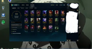 CONTA LEAGUE OF LEGENDS UNRANKED, NUNCA FEZ MD10, LVL 32