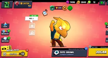 Conta Brawl Stars 25k troféus 46/47 brawlers