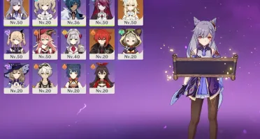 AR 32 NOELLE C5 KEQING DILUC + BANNER GARANTIDO