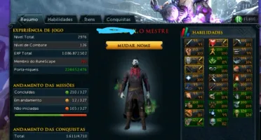 Conta Runescape Max - com email e senha