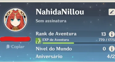 Conta Com Nahida E Nillou