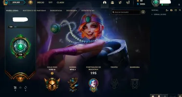 Conta league of legends Level 128 - GOLD - varias skins