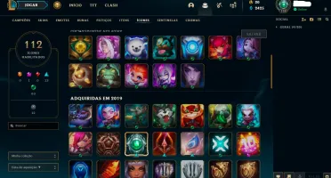 Conta league of legends Level 128 - GOLD - varias skins
