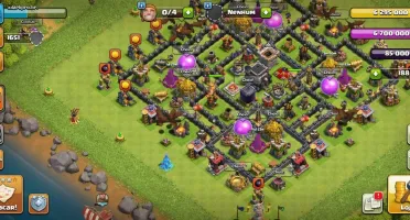 conta clash of clans / cv9 semi full