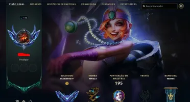 Conta lol diamante IV