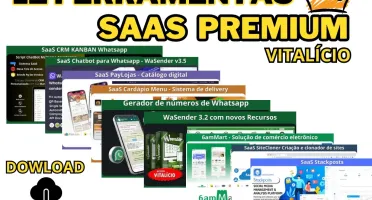 12 Ferramentas Saas Premium - PRO 2024/2025