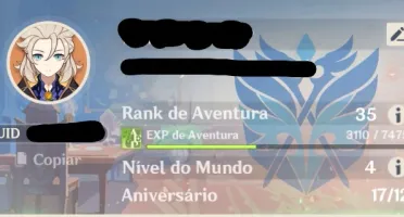 Conta Genshin Impact