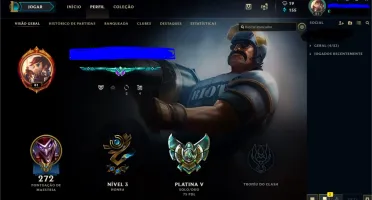 conta de lol platina 5