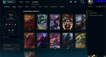 conta de lol platina 5