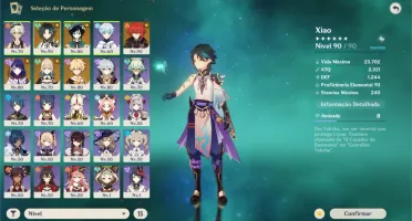 Conta ar55 - Xiao + Venti + Baal