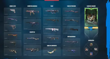 Conta valorant diamante com skins