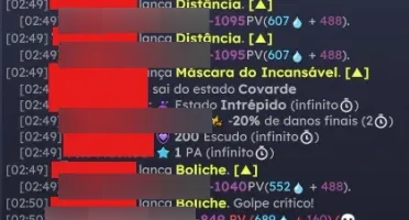 5 Chars 200 com set zob