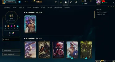 Smurf Platina IV 7 Skins Vitoriosas Criada em 2012