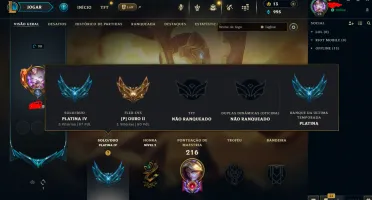 Smurf Platina IV 7 Skins Vitoriosas Criada em 2012