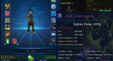 Digimon Masters Online - Conta boa