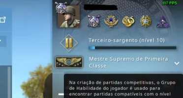 CONTA CS GO GLOBAL - SUPREMO E FACEIT LVL 10