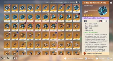 Conta Genshin Impact Todos Lvl 90 (Vários C6)+30 Armas 5*