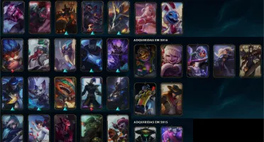 Conta League of Legends 78 skins