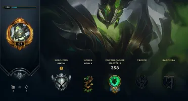 Conta League of Legends 78 skins