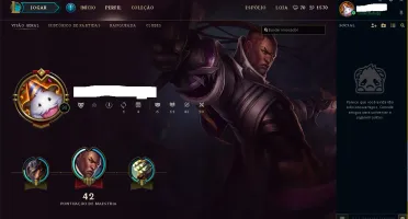 CONTA DE LEAGUE OF LEGENDS 6 SKINS - 20 CHAMPS - S6 GOLD