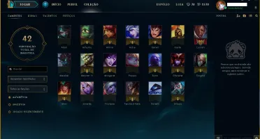 CONTA DE LEAGUE OF LEGENDS 6 SKINS - 20 CHAMPS - S6 GOLD