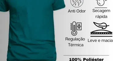 Camiseta Dry Fit Lisa - Preto, Rosa, Verde e Vermelho