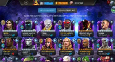 Conta Marvel Torneio de Campeões