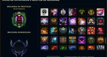CONTA PLATINA 1 TODOS CHAMPS, 114 SKINS, LEVEL 326