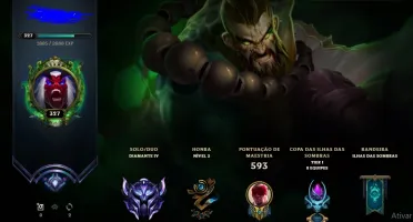 CONTA PLATINA 1 TODOS CHAMPS, 114 SKINS, LEVEL 326