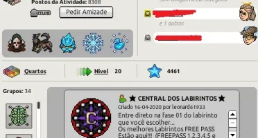Conta Habbo com vários visuais raros e 5 meses de HC