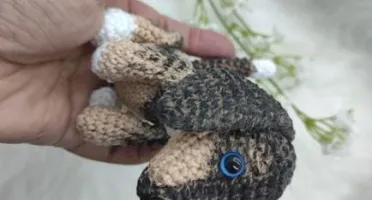 Mini Pet Salsicha - Amigurumi De Crochê