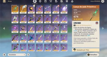 Imperdível Xiao com Lança de Jade, Venti, Zhongli e mais