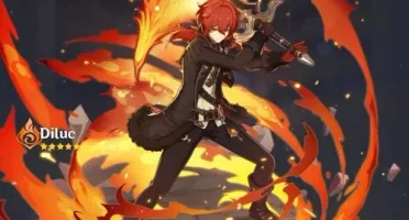 CONTA GENSHIN IMPACT AR 44 COM KLEE DILUC E QIQI