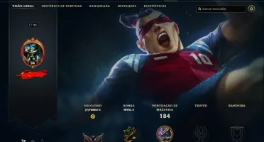 Conta lol 21 skins