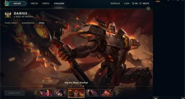 Conta Prata 1 com mais de 720 skins