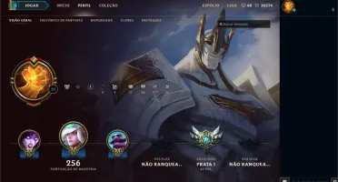 Conta Prata 1 com mais de 720 skins