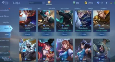 CONTA MOBILE LEGENDS - EPIC E COLLECTOR